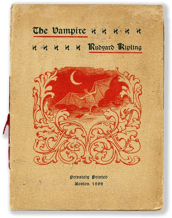 Item #54774] The Vampire. Rudyard KIPLING, Joseph
