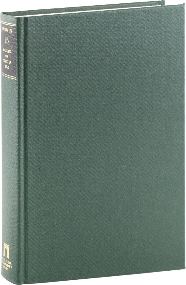 Item #55290] On the Origin of Species. The Works of Charles Darwin, vol. 15. Charles DARWIN, Paul...