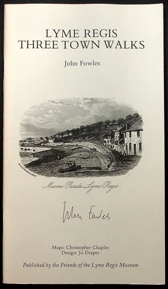 Item #55350] Lyme Regis: Three Town Walks. John FOWLES