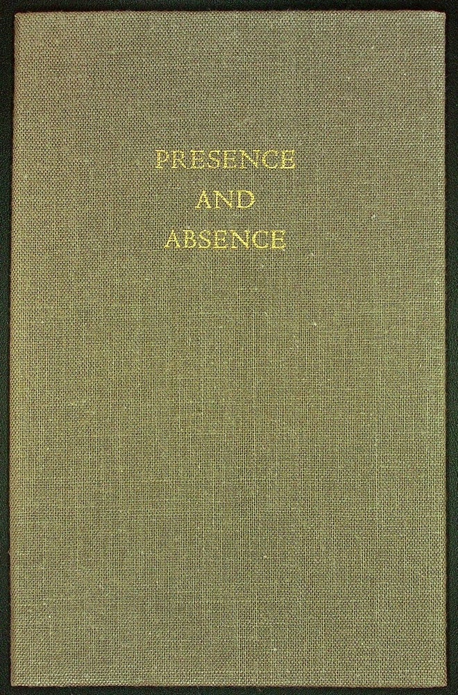 Item #55410] Presence and Absence. Versions from the Bible. Reynolds PRICE