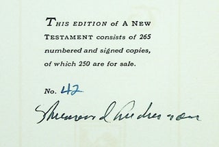A New Testament [Signed, Limited edition]