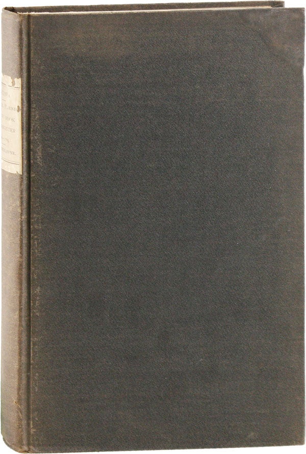 Item #55969] The Vestry Book and Register of Bristol Parish, Virginia 1720-1789. Churchill Gibson...
