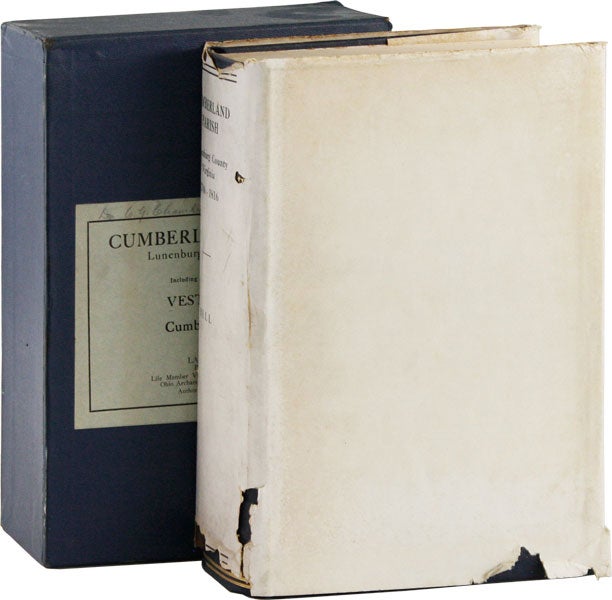 Item #55994] Cumberland Parish Lunenburg County, Virginia 1746-1816 / Vestry Book 1746-1816....