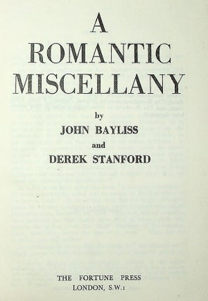 A Romantic Miscellany
