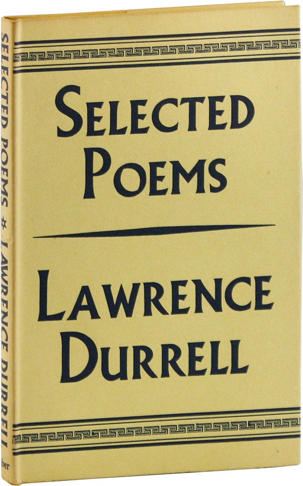 Item #56786] Selected Poems. Lawrence DURRELL