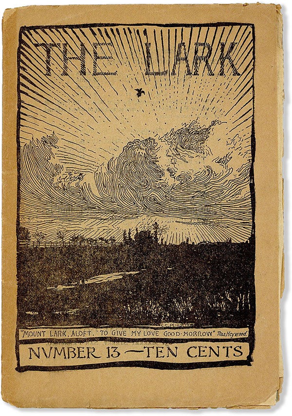 Item #57085] The Lark Number 13 [May 1896]. Les Jeunes, ed. Gelett Burgess