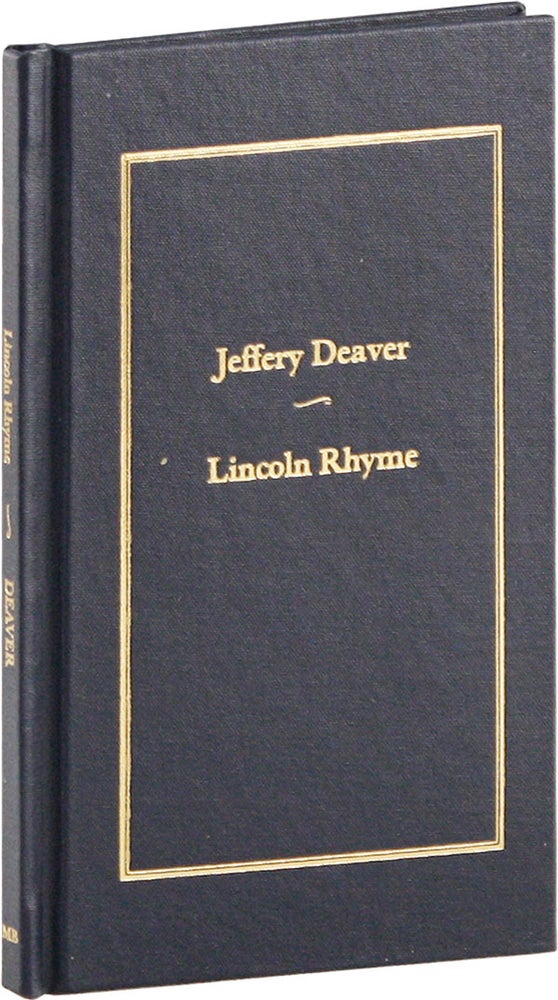 Item #57276] Lincoln Rhyme. Jeffery DEAVER
