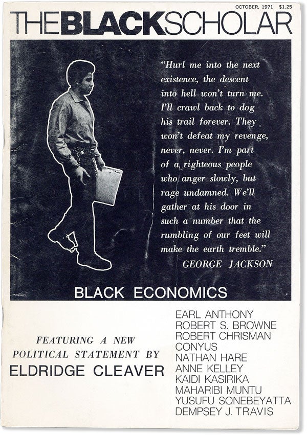 Item #57583] The Black Scholar: Journal of Black Studies and Research - Vol.3, No.2 (October,...