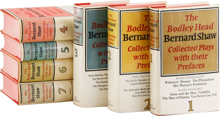 Item #58028] The Bodley Head Bernard Shaw: Collected Plays with their Prefaces (7 vols -...