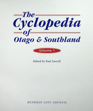 The Cyclopedia of Otago & Southland