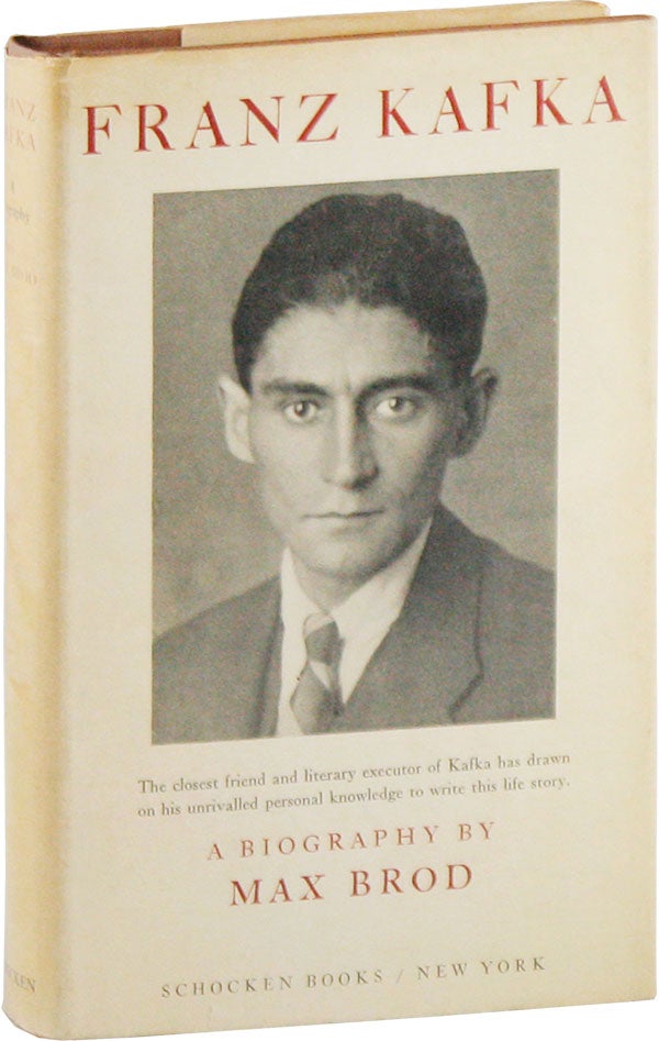 Item #58362] Franz Kafka: a Biography. KAFKA, Max BROD, transl G. Humphreys-Roberts