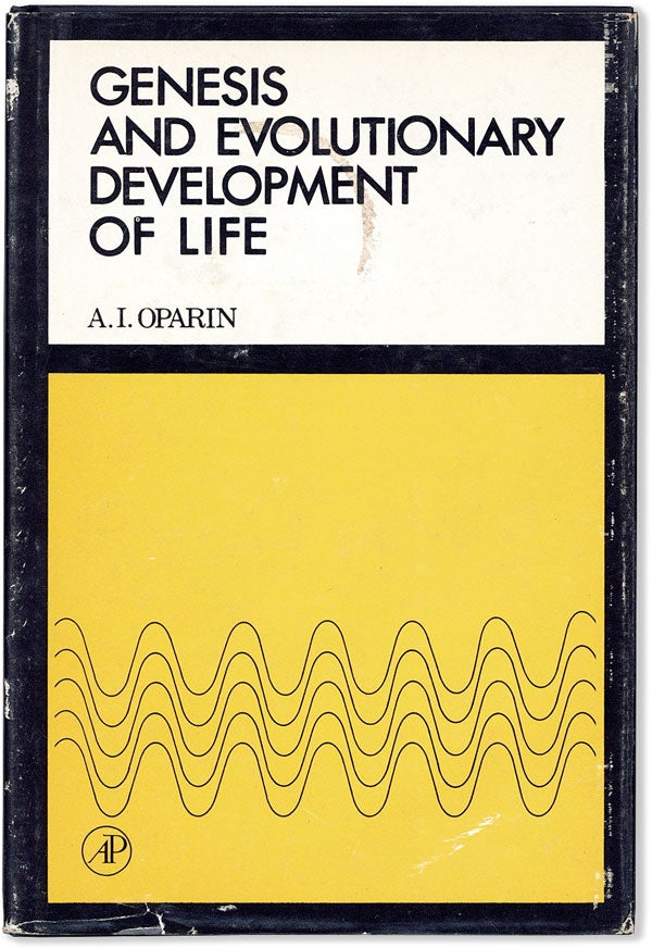 Item #58365] Genesis and Evolutionary Development of Life. A. I. OPARIN, Eleanor Maas, trans