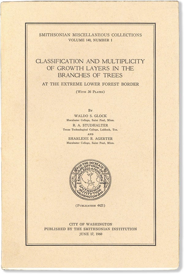 Item #58753] Classification and Multiplicity of Growth Layers in the Branches of Trees at the...