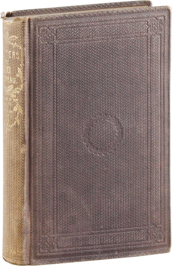 [Item #58861] Letters to Various Persons. Henry D. THOREAU.