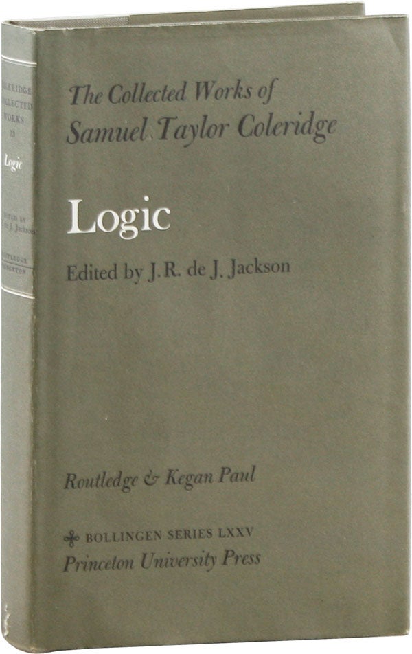 The Collected Works of Samuel Taylor Coleridge. Volume 13: Logic