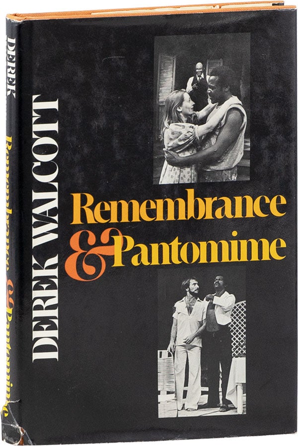 Item #59543] Remembrance & Pantomime: Two Plays. Derek WALCOTT