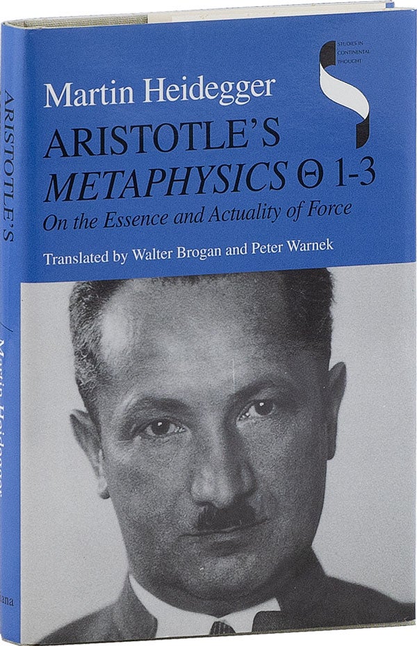 Item #59561] Aristotle's Metaphysics 1-3: On the Essence and Actuality of Force. Martin...