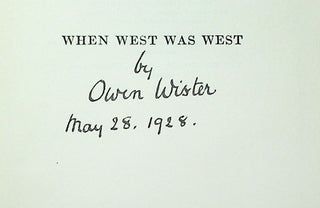 When West Was West [Signed]