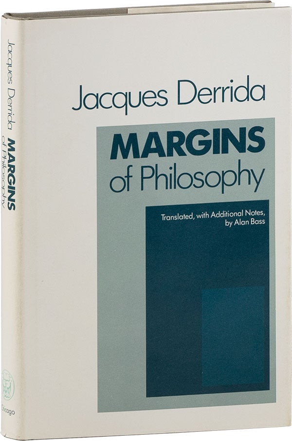 [Item #59642] Margins of Philosophy. PHILOSOPHY, Jacques DERRIDA, transl Alan Bass, ed.