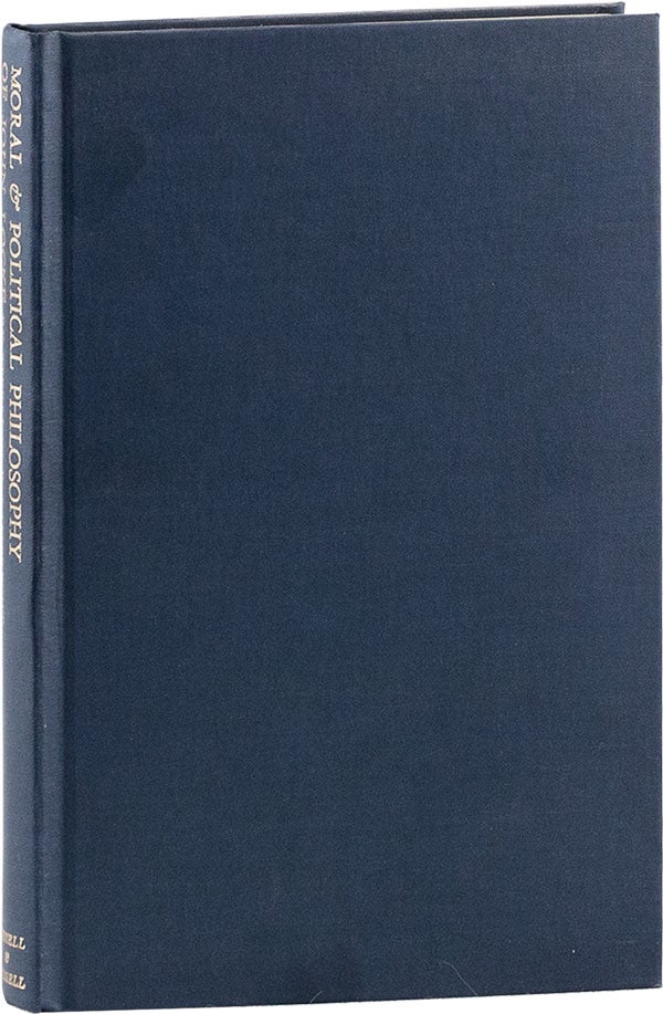 Item #59903] The Moral and Political Philosophy of John Locke. Sterling Power LAMPRECHT