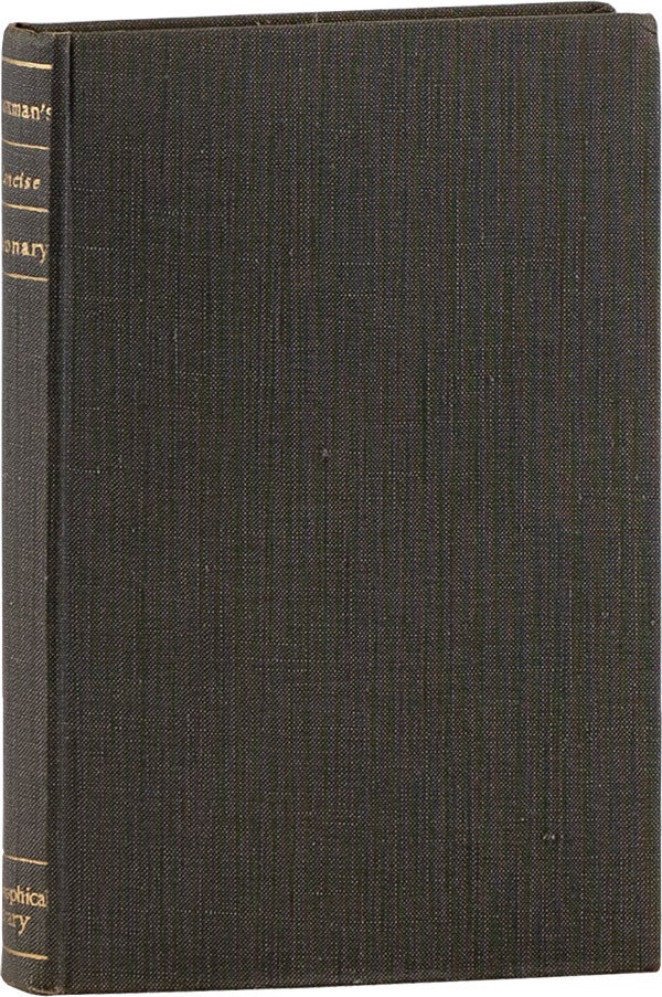 Item #60109] The Bookman's Concise Dictionary. F. C. AVIS