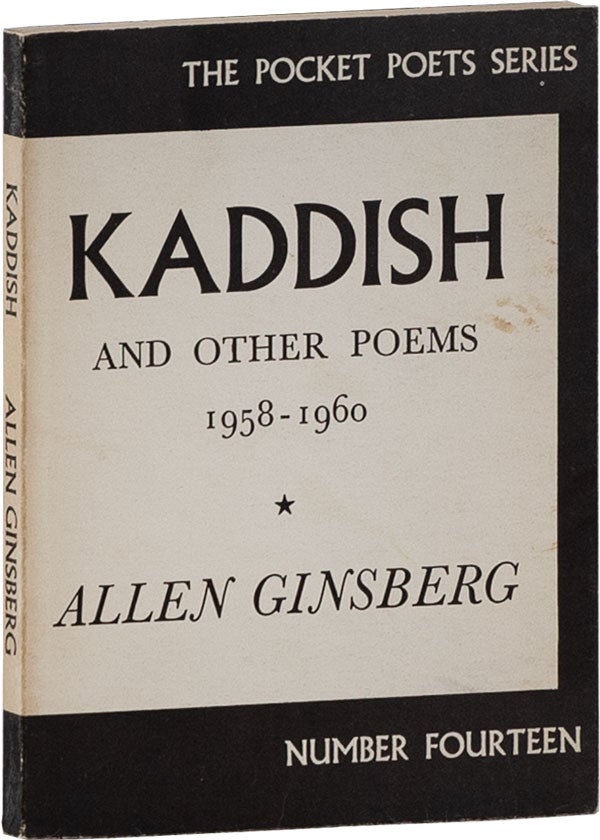 Item #60243] Kaddish and Other Poems, 1958-1960. Allen GINSBERG