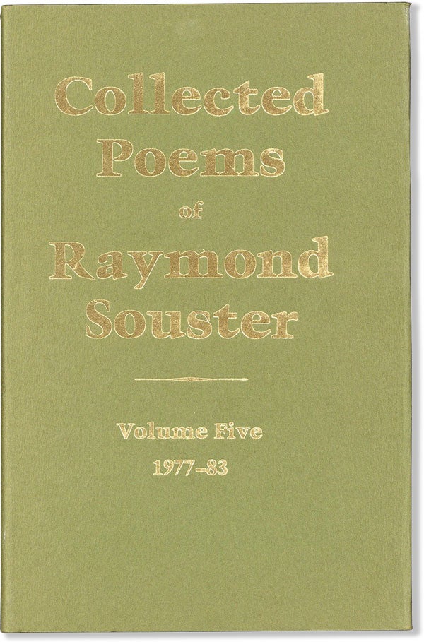 Item #60307] Collected Poems. Volume Five, 1977-83. Raymond SOUSTER