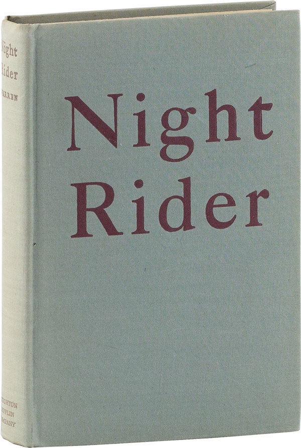 Item #60600] Night Rider. Robert Penn WARREN