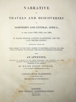 Narrative of Travels and Discoveries in Northern and Central Africa, in the Years 1822, 1823, and 1824...