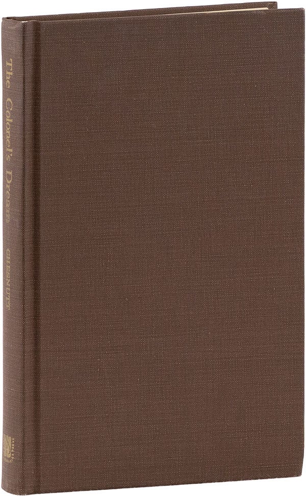 [Item #60786] The Colonel's Dream. AFRICAN AMERICANA, Charles W. CHESNUTT.