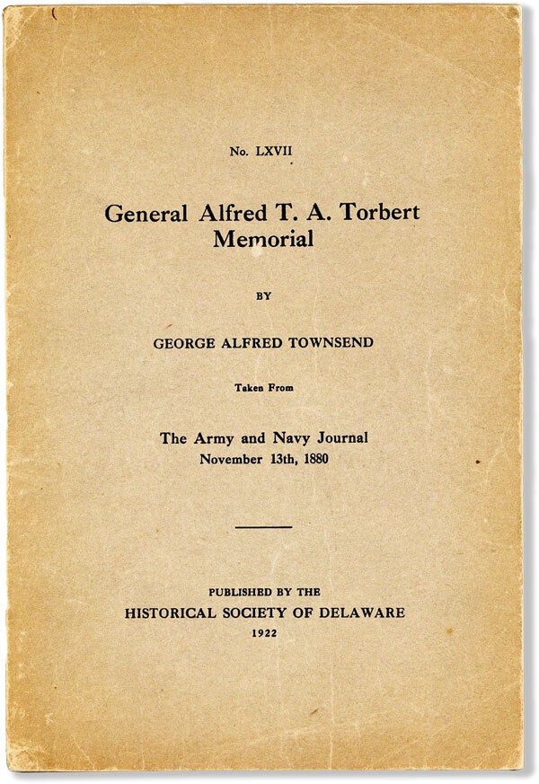 Colonel Torbert General Alfred T.A. Torbert Memorial. Taken from The Army and Navy ...