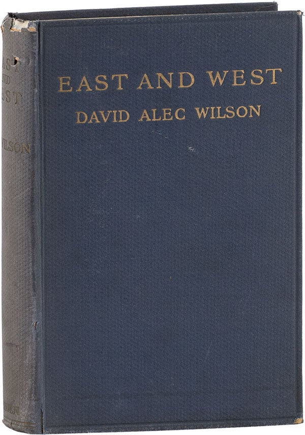 Item #61568] East and West. MYANMAR, David Alec WILSON