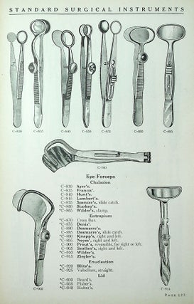 Illustrated and descriptive Catalogue and Price List of Surgical Instruments. Orthopedic Appliances - Trusses - Abdominal Supporters - Elastic Hosiery - Suspensories, etc. Microscopes and Laboratory Supplies - Electrican Apparatus and Diagnostic Instruments - Physicians' and Hospital Furniture - Invalids' Chairs and Supplies. Fourth Edition