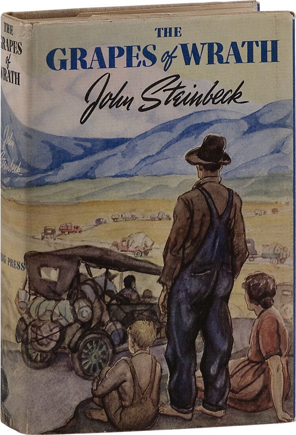 Item #61898] The Grapes of Wrath [Inscribed]. RADICAL, PROLETARIAN LITERATURE