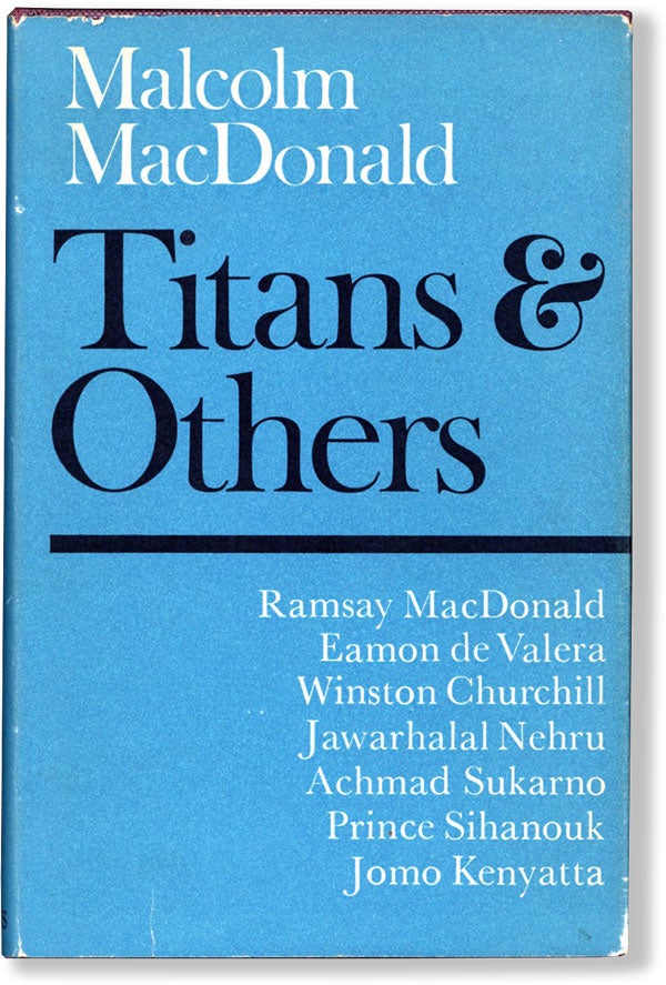 Item #62111] Titans & Others [Signed]. Malcolm MACDONALD