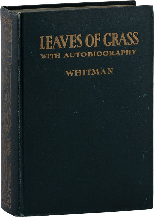 [Item #62149] Leaves of Grass Including a Facsimile Autobiography Variorum and a Department of Gathered Leaves. Walt WHITMAN.