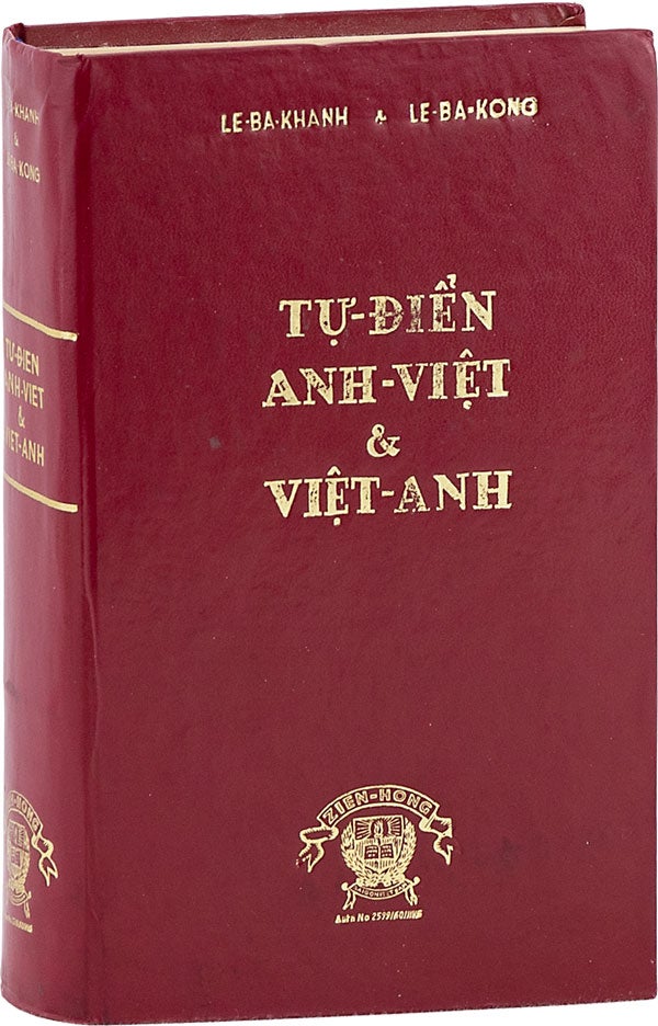 Item #62800] Tu-Bien Thieu-Chuan Anh-Viet va Viet-Anh / Standard Pronouncing English-Vietnames...