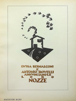 Novecento: Allegorie Imprese Auguri Partecipazioni Vignette Carte da lettere Ex-Libris. 250 Disegni di 95 Artisti a Cura di Cesare Ratta