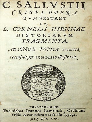 Opera Quae Exstant / Fragmenta Historicorum Veterum Latinorum / De Re Rustica / De Instrumento Fundi / De Operis Servorum