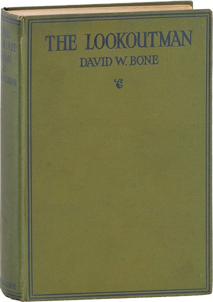 Item #63534] The Lookoutman [with ALS]. David W. BONE, H. Hudson Rodmell