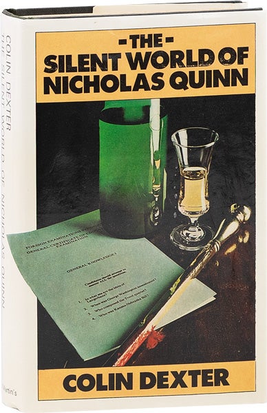 Item #63634] The Silent World of Nicholas Quinn. Colin DEXTER