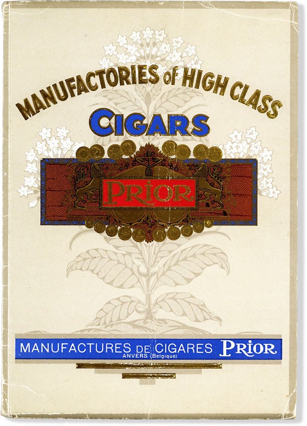 Item #63875] (Trade Catalog) Manufactories of High Class Cigars / Prior - Manufactures de...