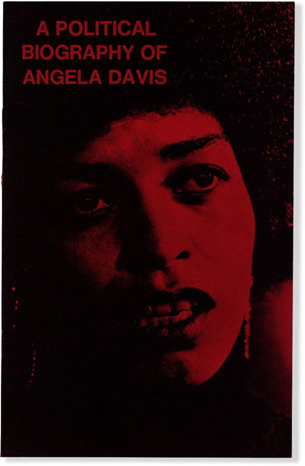 Item #63923] A Political Biography of Angela Davis. AFRICAN AMERICANA, ANGELA DAVIS