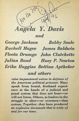 If They Come in the Morning: Voices of Resistance - Signed by Angela Davis