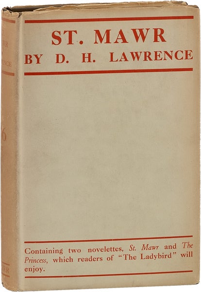 Item #64067] St. Mawr. Together with The Princess. D. H. LAWRENCE