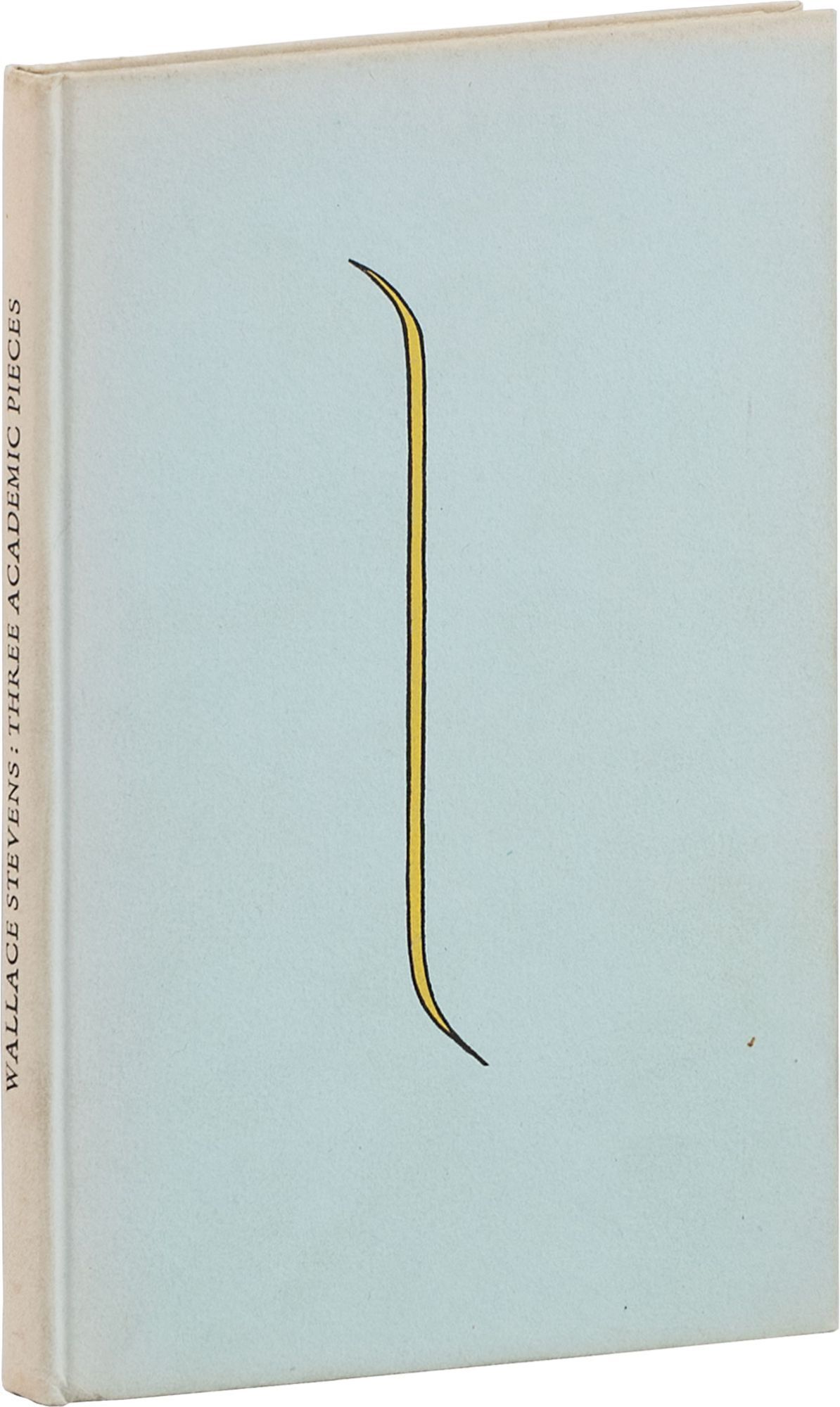 [Item #65014] THREE ACADEMIC PIECES. Wallace Stevens.