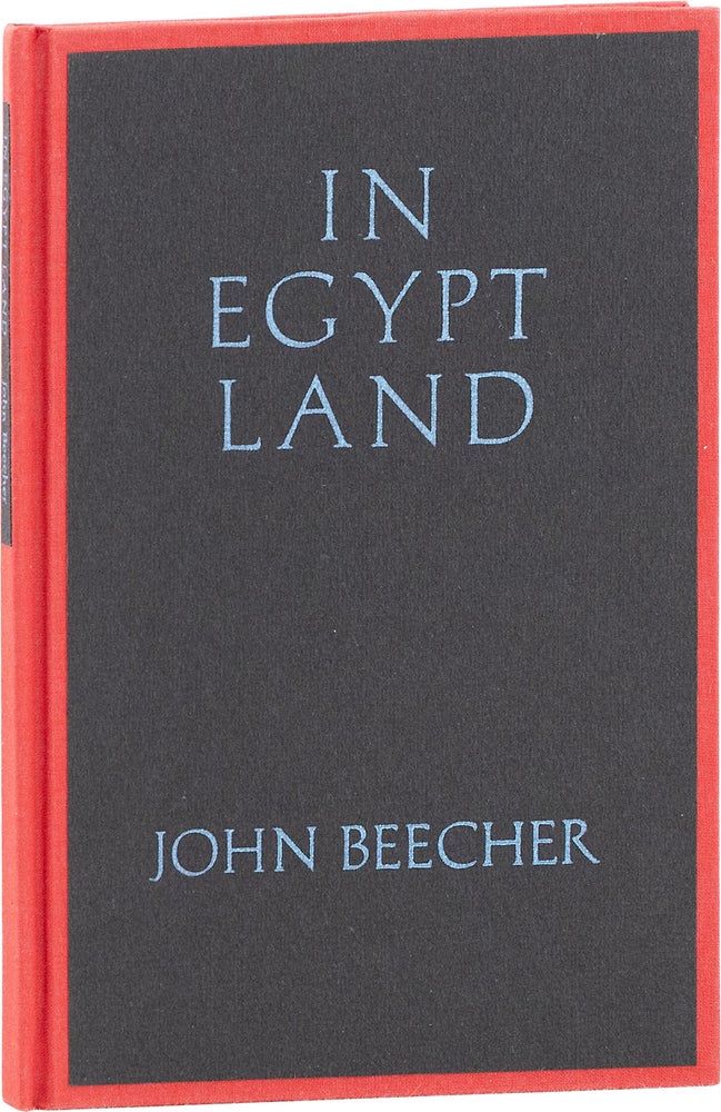 Item #65427] IN EGYPT LAND. John Beecher