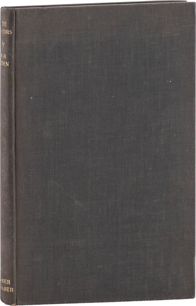 Item #65612] THE ORATORS. An English Study. W. H. Auden