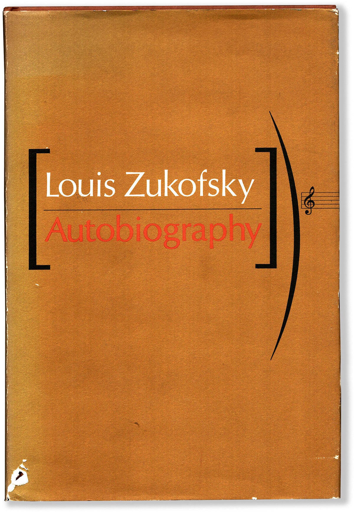 AUTOBIOGRAPHY | Louis Zukofsky | First Edition