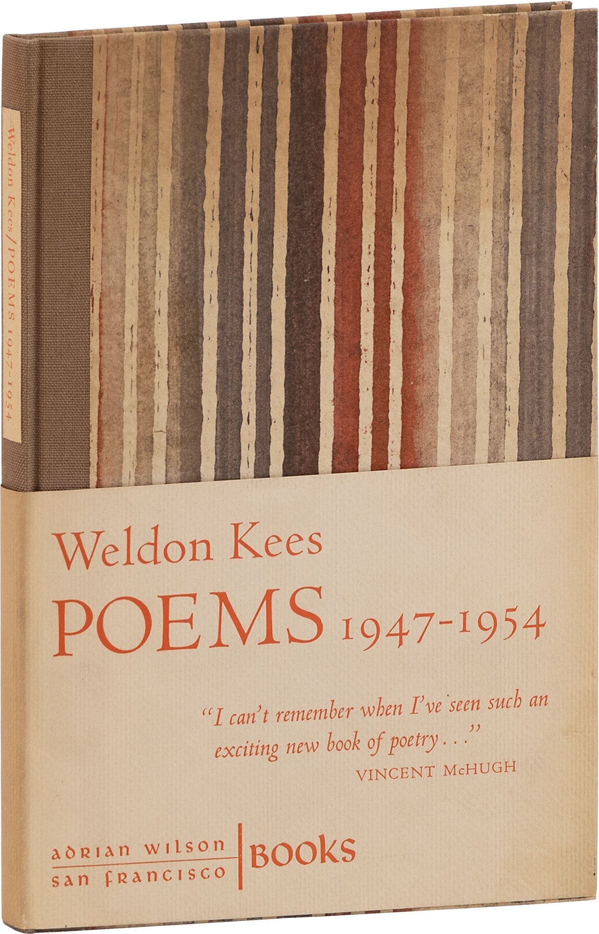 POEMS 1947-1954 Signed by the Publisher, Adrian Wilson | Weldon Kees ...